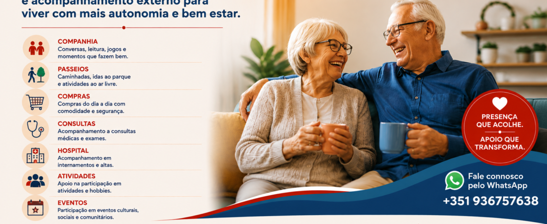 Presença que Acolhe, Apoio que transforma.